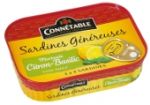 Sardines généreuses sans huile